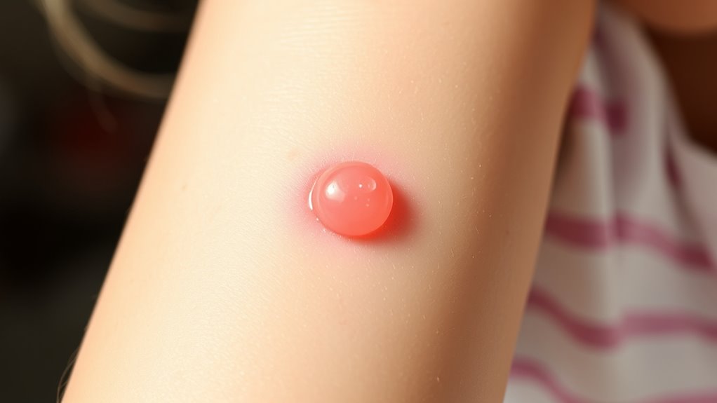 watch for allergic reactions