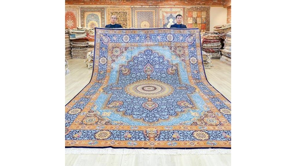 9x12ft silk oriental rug