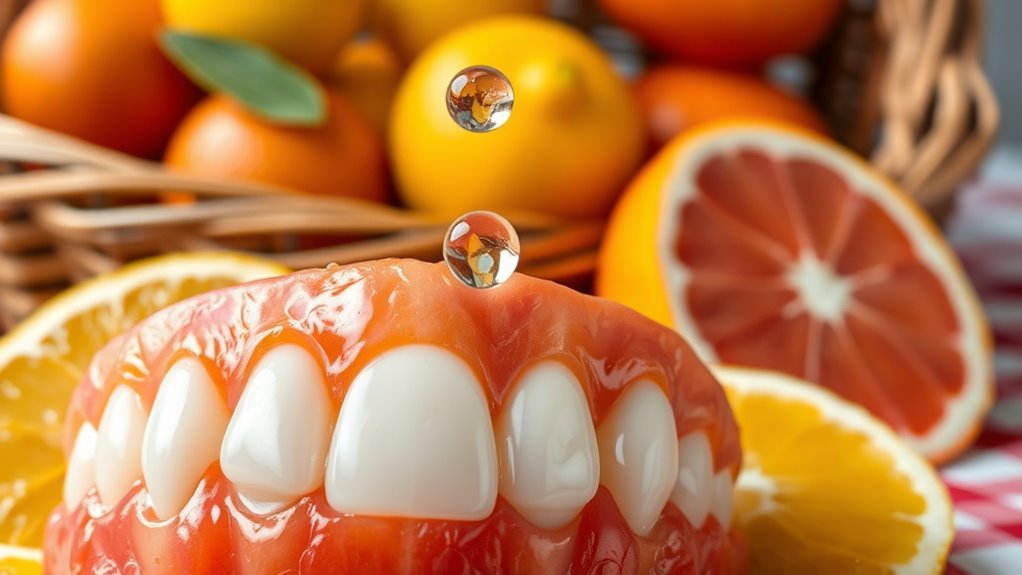 acidic fruits damage enamel