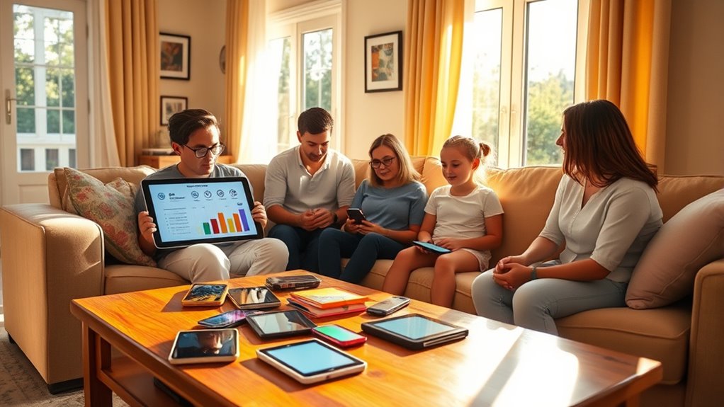 assess family digital routines
