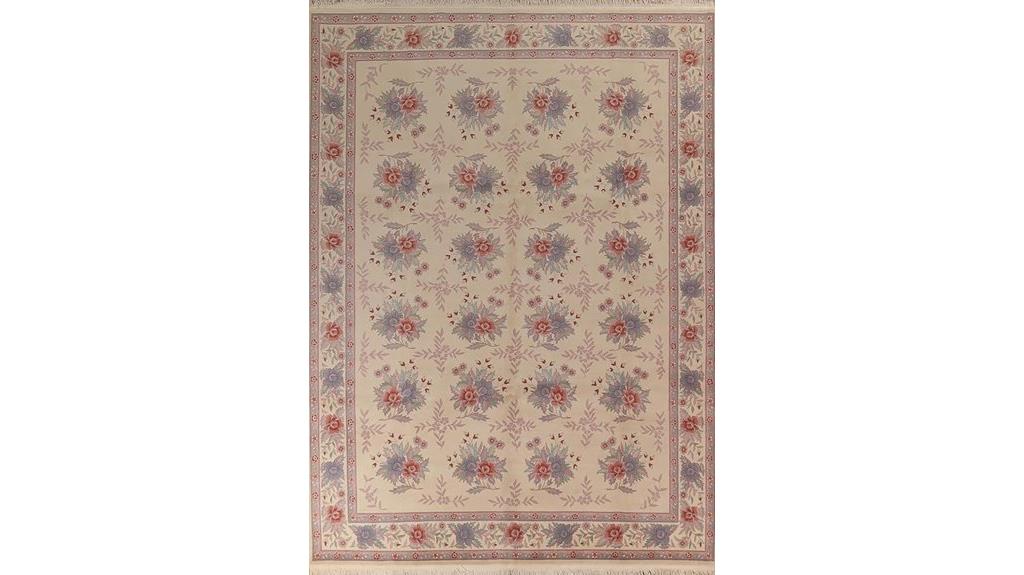 aubusson wool rug 9x12