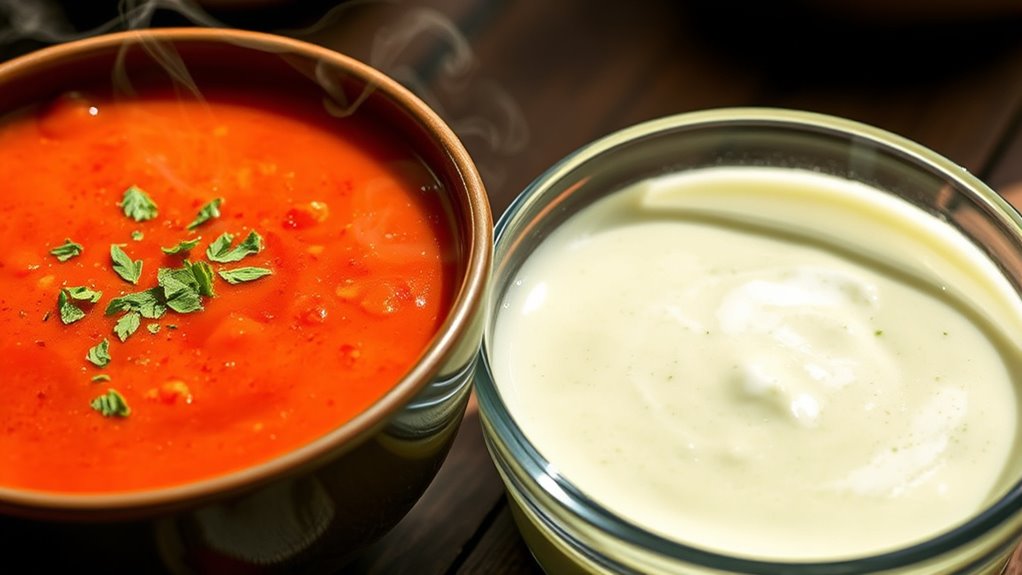 avoid spicy acidic soups