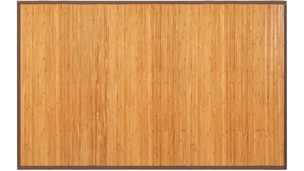 bamboo large indoor rug