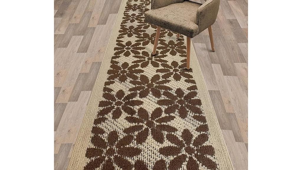 boho floral rug