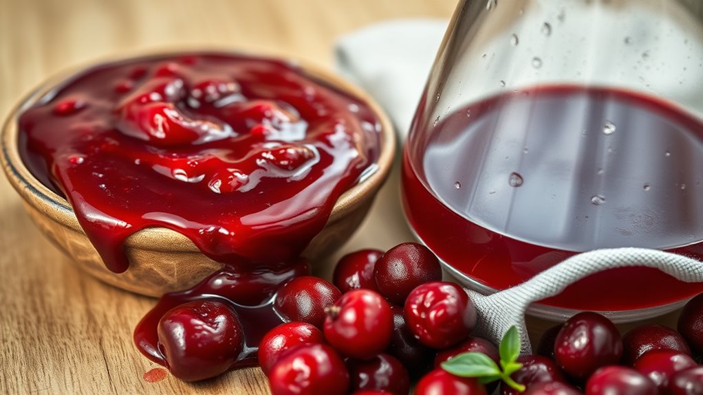 careful cranberry handling prevents stains