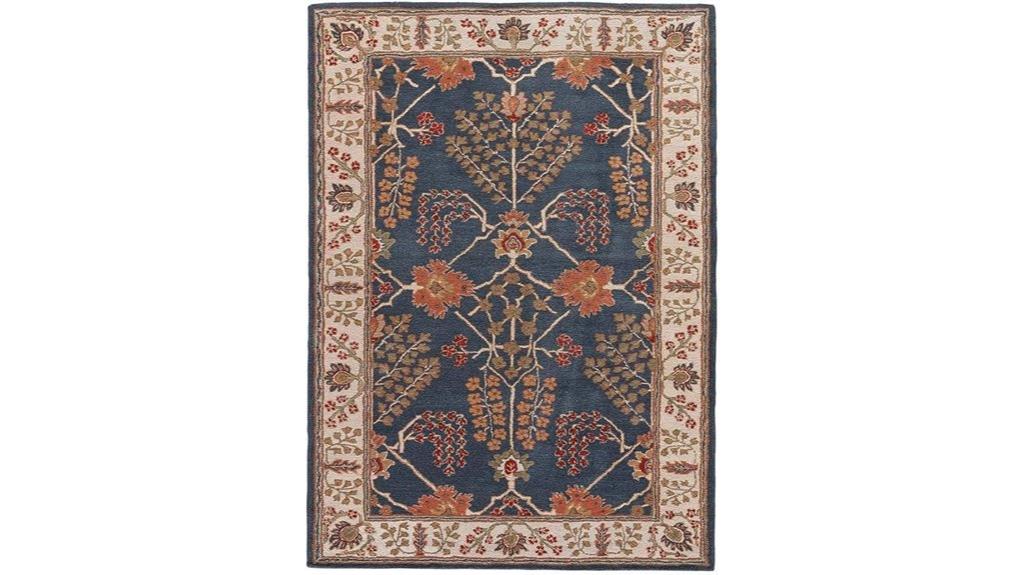 classic floral wool rug