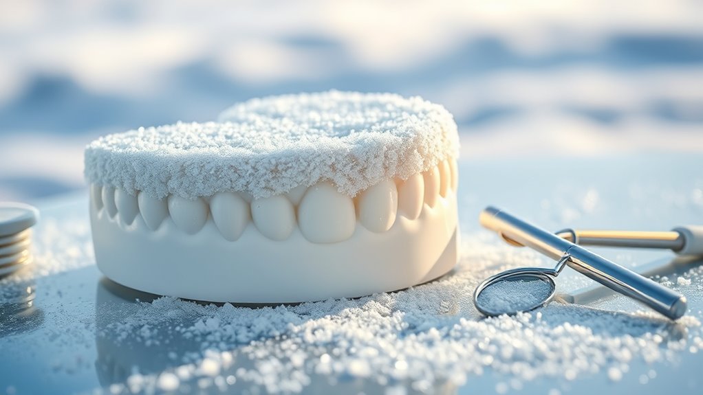 cold reduces saliva production