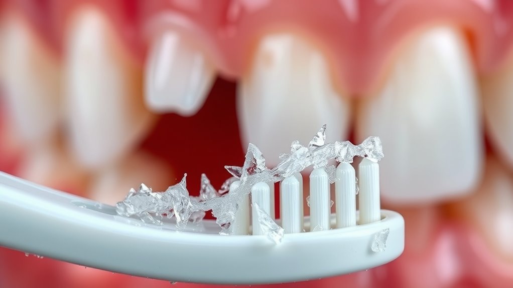 cold temperatures rarely damage enamel