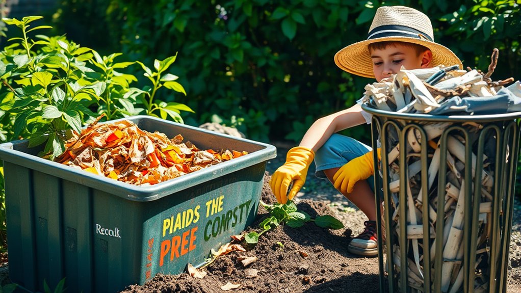 compost garden waste responsibly
