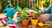 creating a kids herb garden