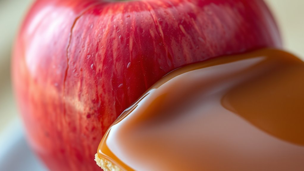 crunchy apple velvety caramel