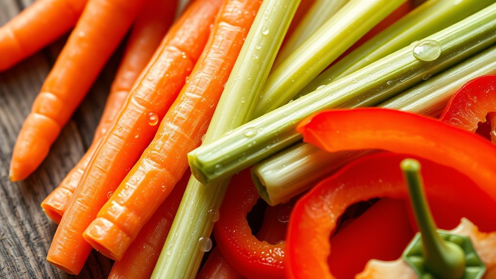 crunchy veggies clean teeth