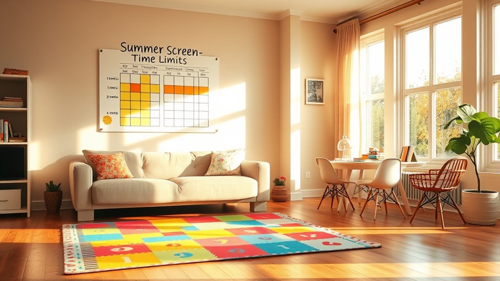 designate tech free zones and times