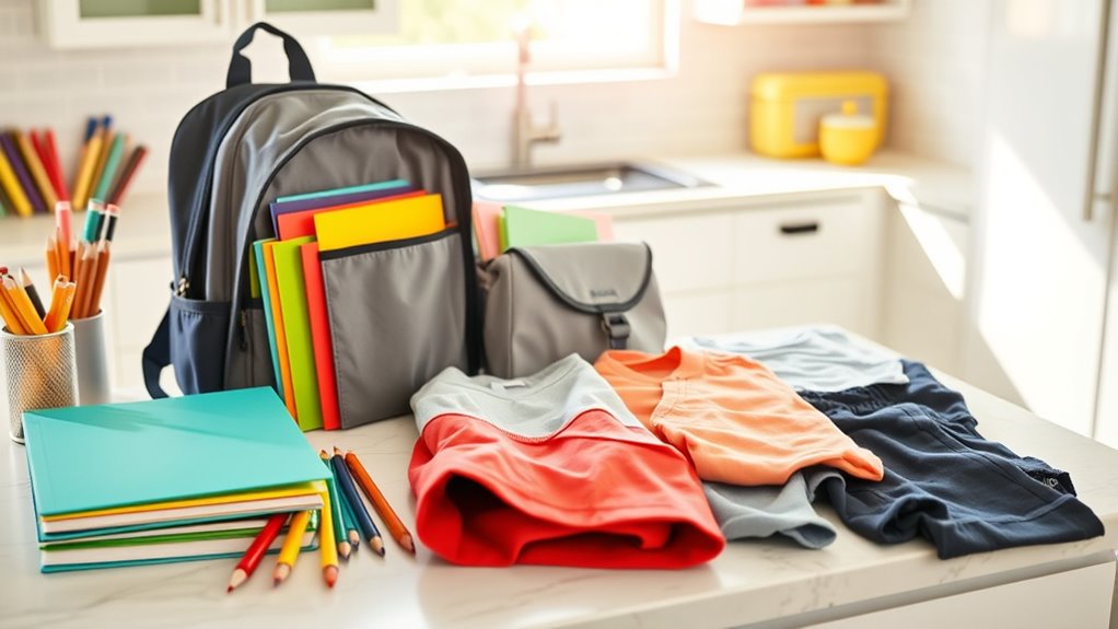 early shopping and organization