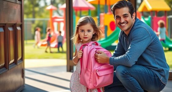 easing children s first day anxiety