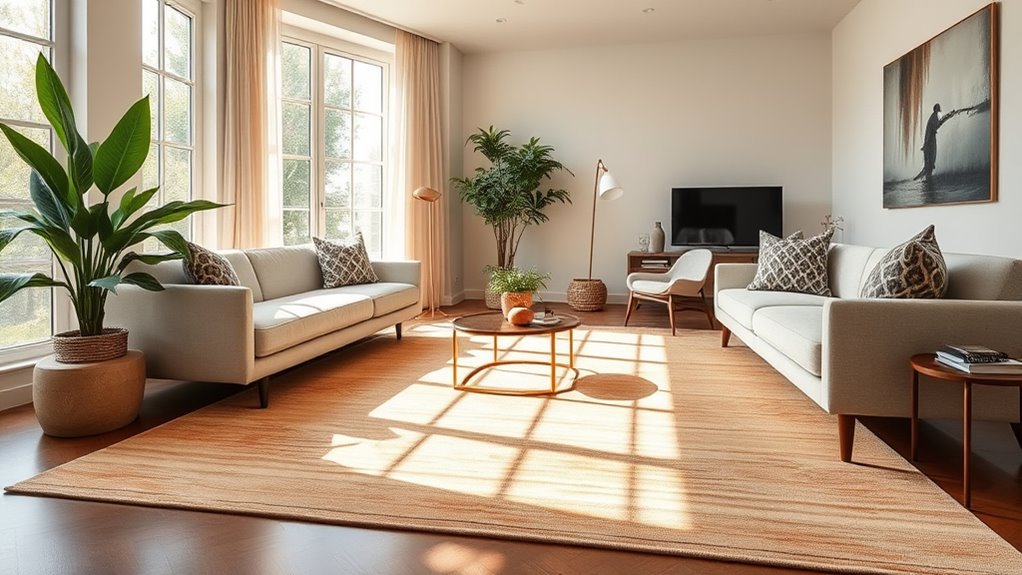 eco friendly bamboo silk rugs