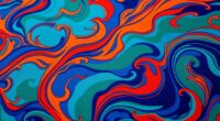 elegant abstract silk rugs