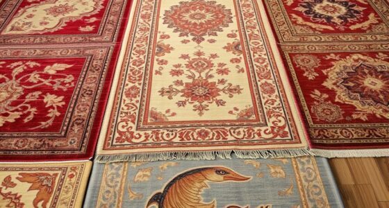 elegant durable distressed silk rugs