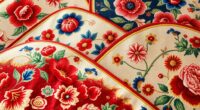 elegant floral silk carpets