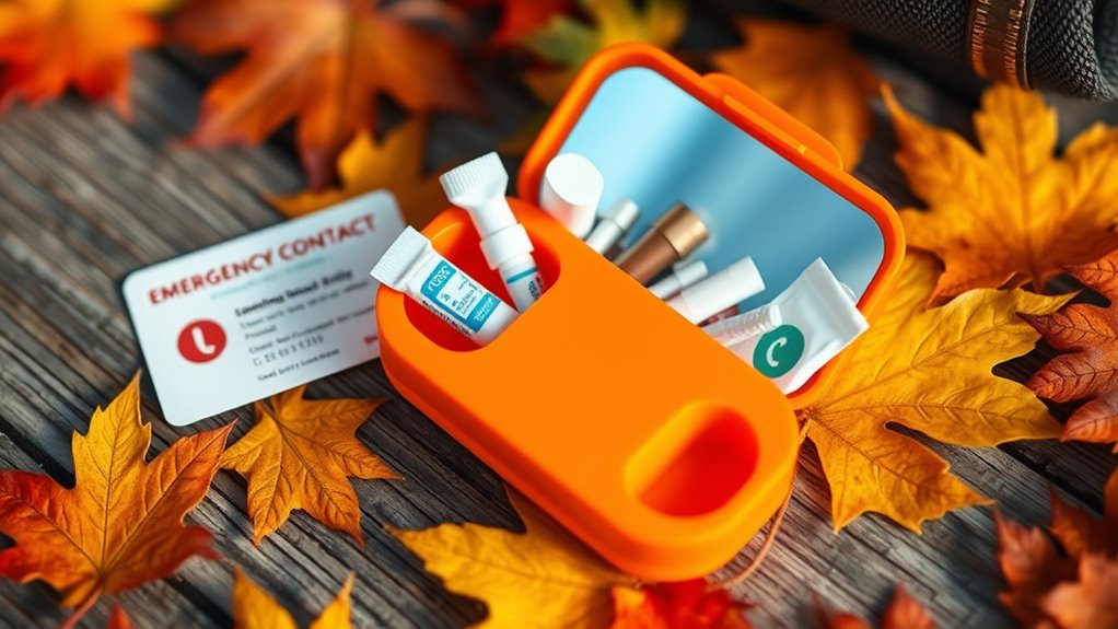 emergency dental kit contacts