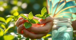 fairy harvests mint for paste