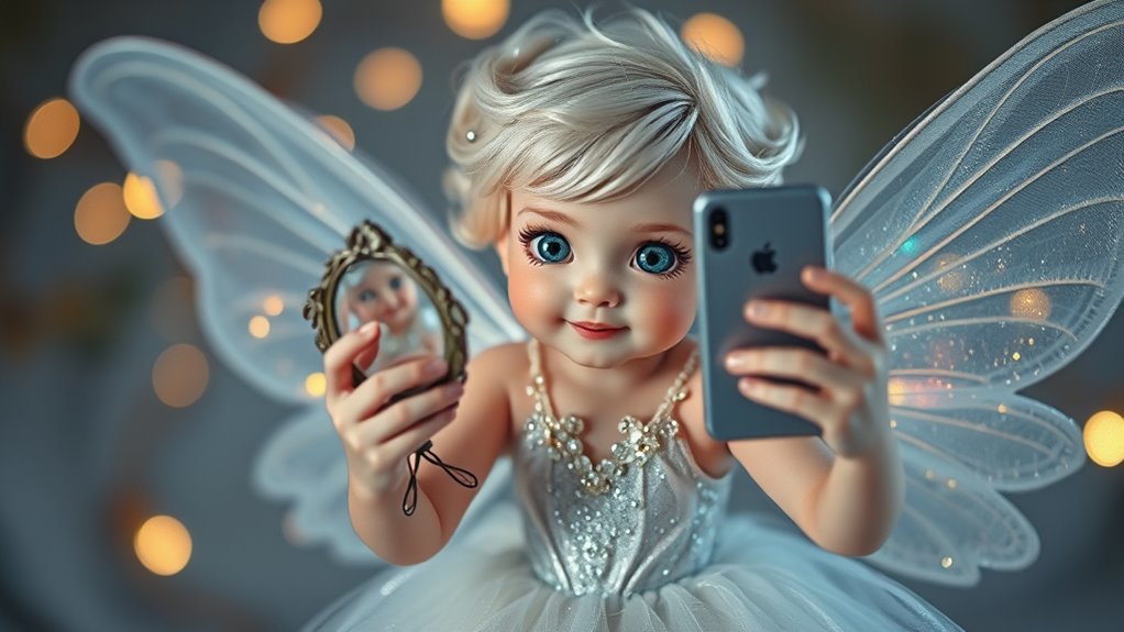 fairy selfies promote dental hygiene