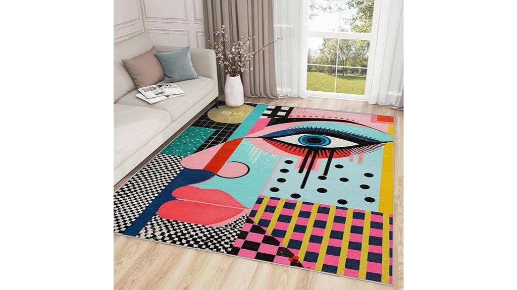 geometric eye pop art
