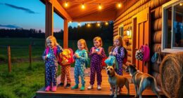 getting kids ready overnight