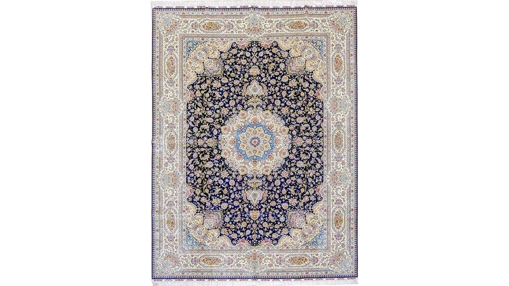 handmade 10x14 silk rug
