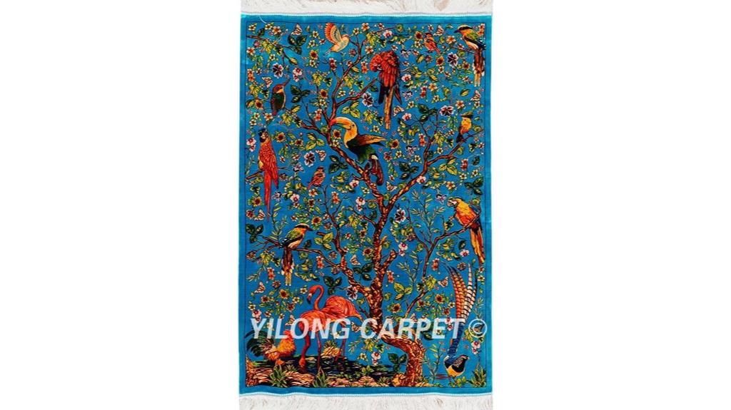 handmade tree of life rug