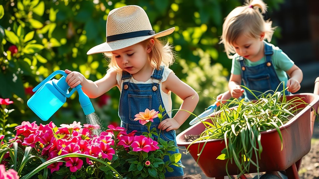 kids gardening responsibility tasks