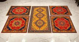 luxury oversized silk carpets