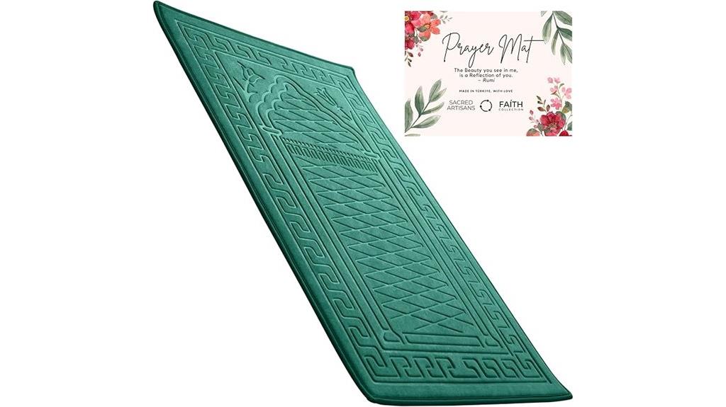 luxury velvet prayer mat