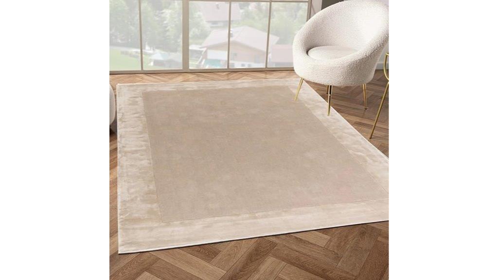 modern ascot wool rug