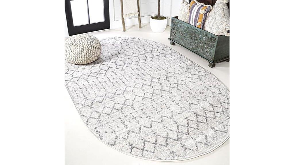 moroccan boho diamond rug