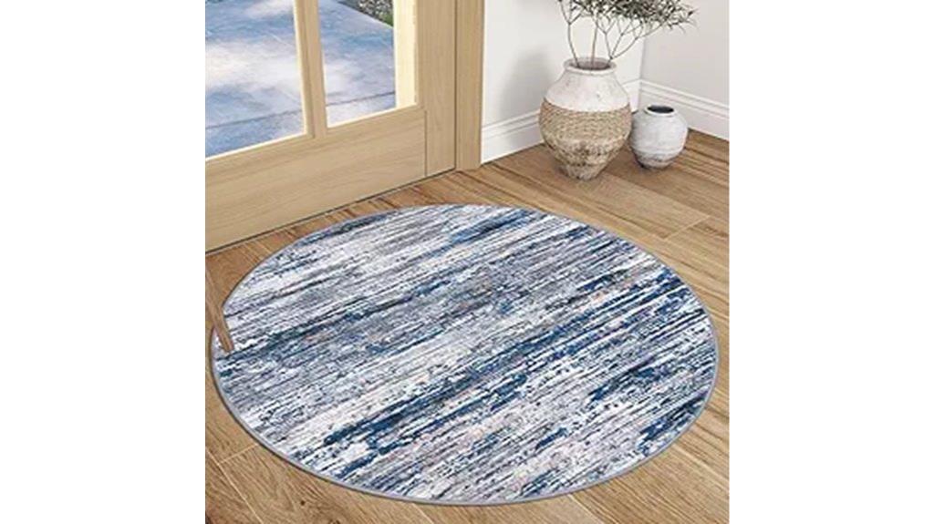 multi color navy gray rug