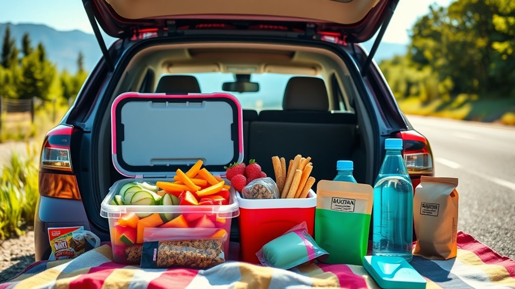 organized varied accessible snacks