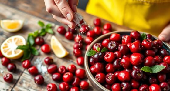 prevent cranberry stains effectively