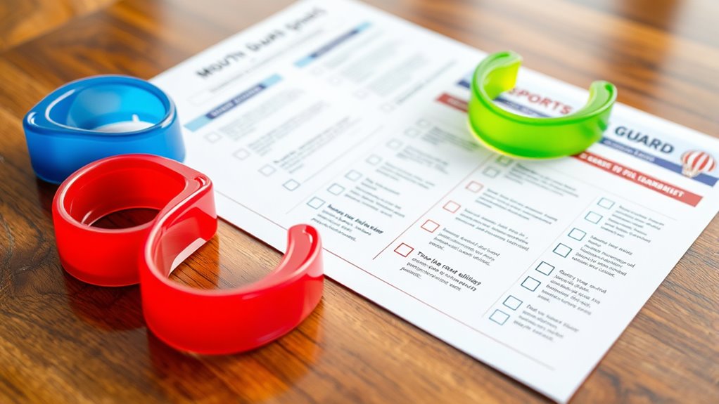 properly fitted protective mouth guard
