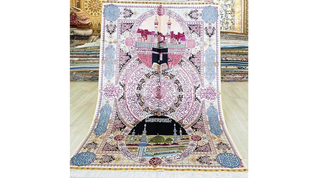 purple handmade oriental rug