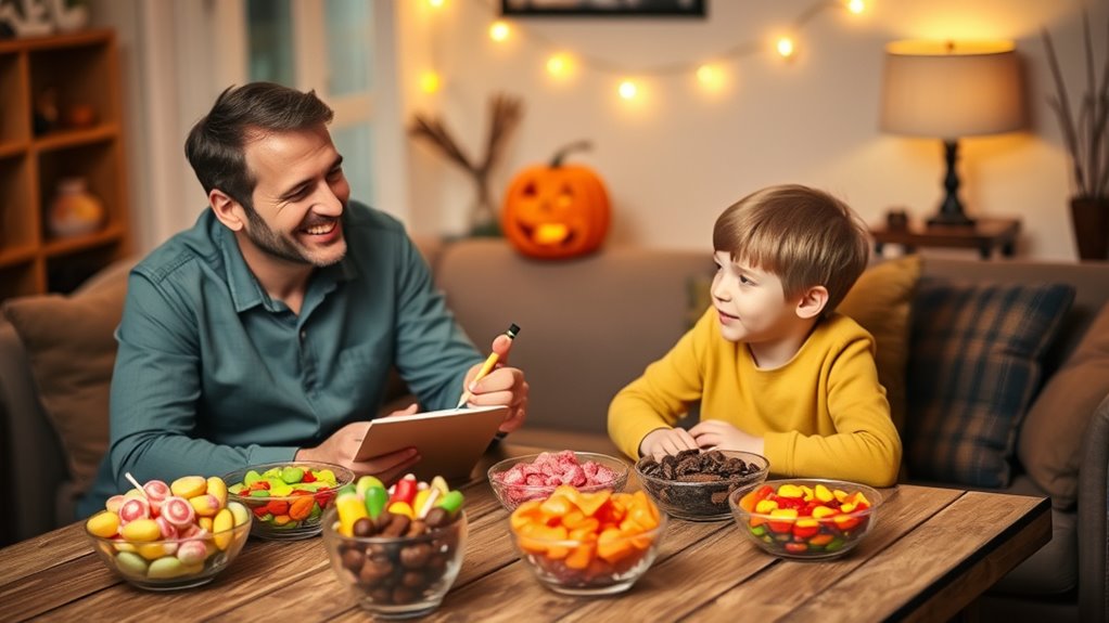 set candy boundaries together