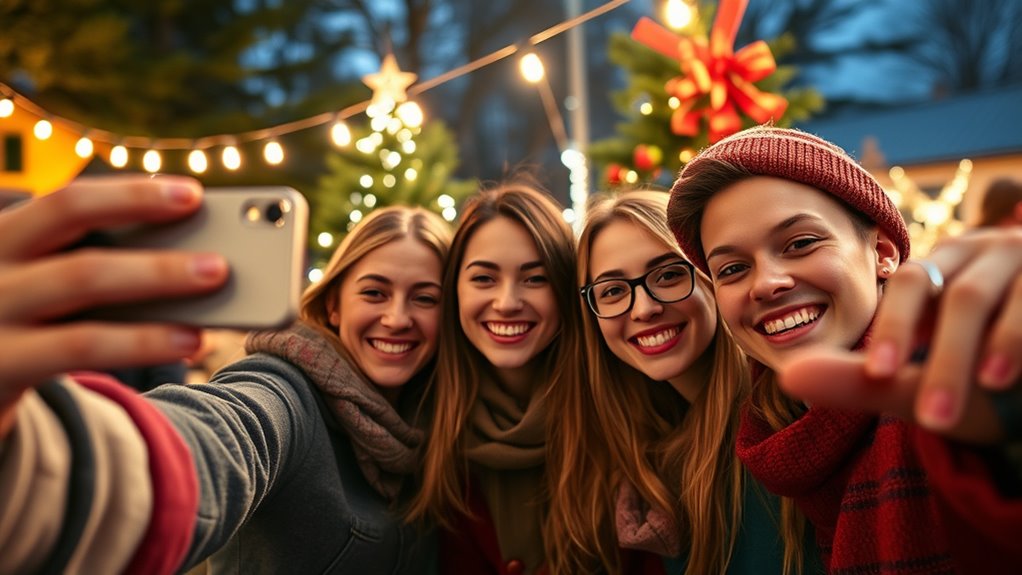 share tasteful festive photos