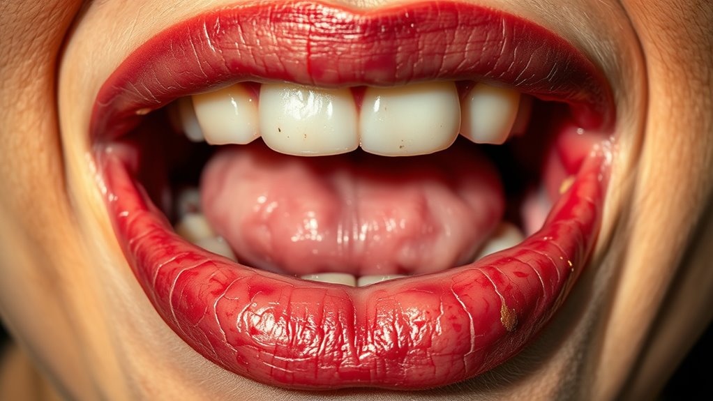 signs of uv oral damage