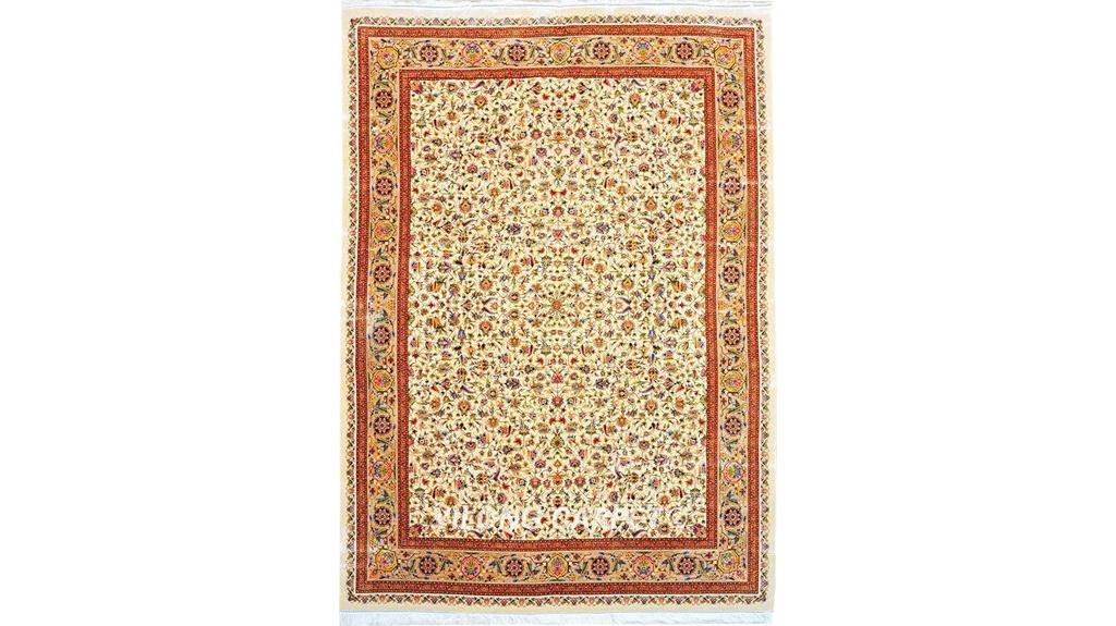 silk rug 8 2x11 48ft