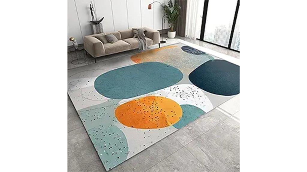 simple abstract rug design