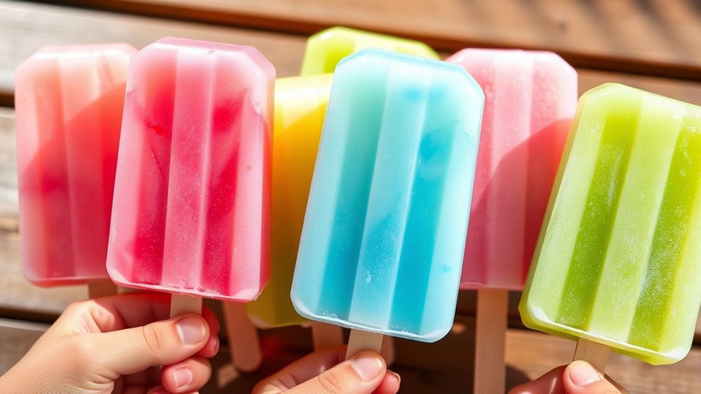 stain free kids frozen treats
