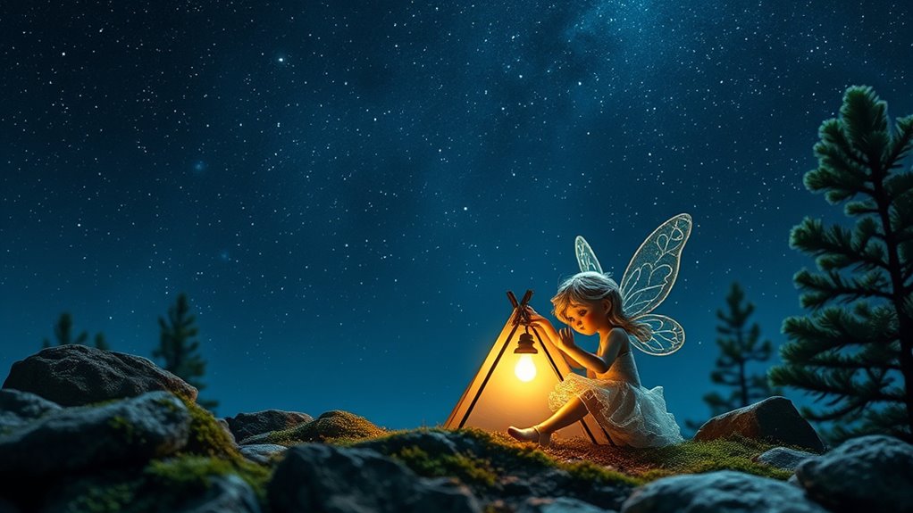 starlit backyard camping adventure