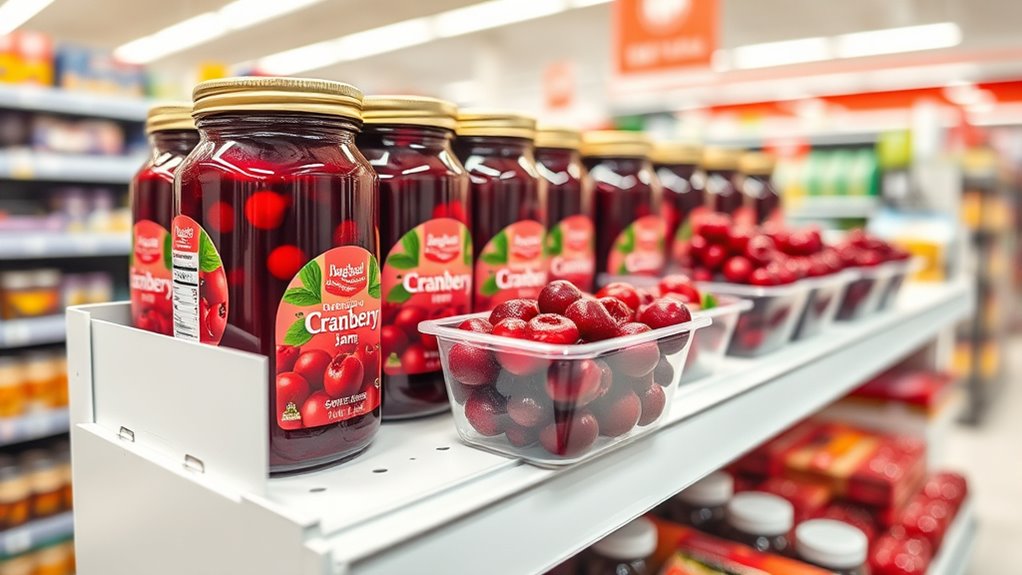 store cranberry products safely