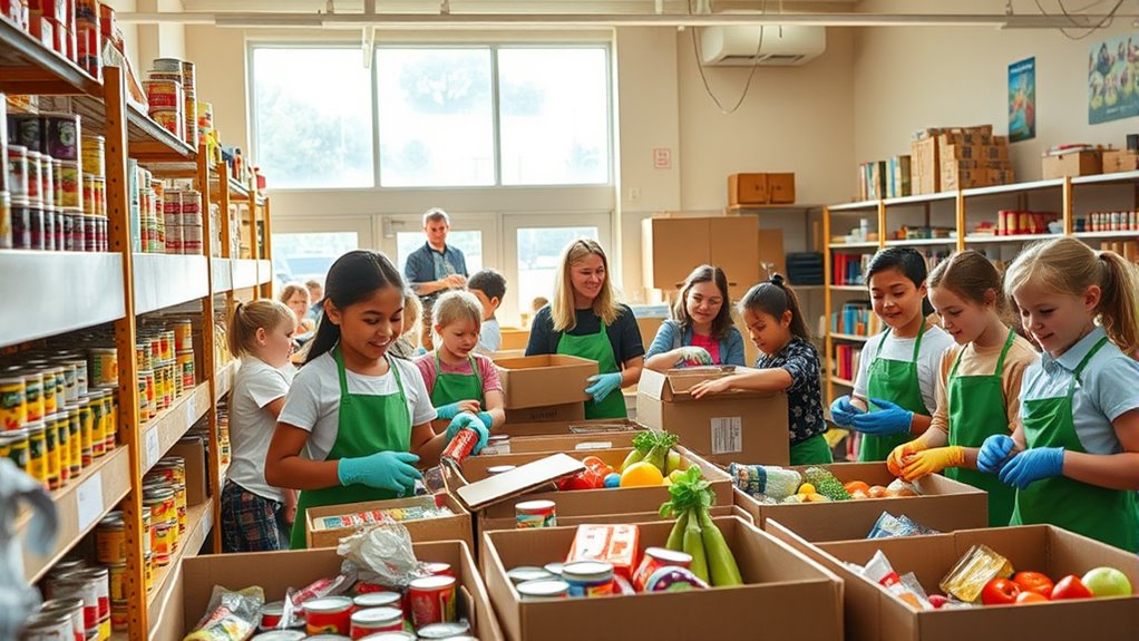 student led food drives empower leadership