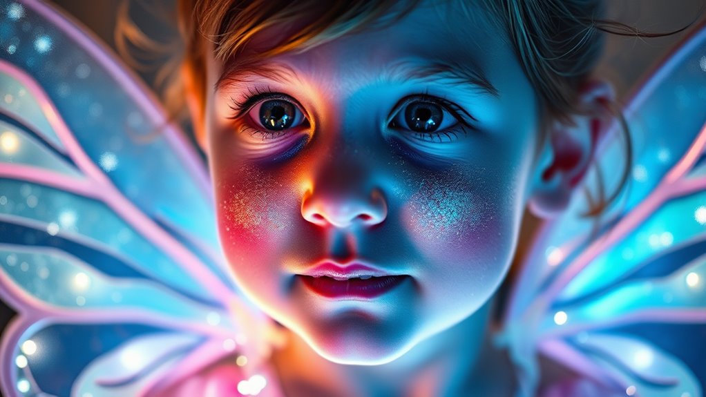 test costume glow visibility